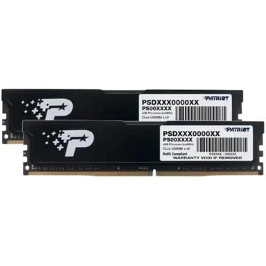PATRIOT RAM memorija PSD416G3200K Signature Line, 16GB (2x8GB), DDR4 3200MHz, CL22, DIMM, crna