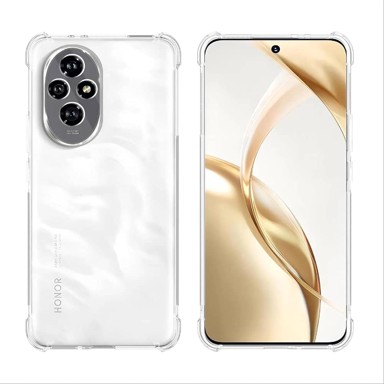 TECHSUIT Prozirna maskica otporna na udarce Shockproof Clear Silicone za Honor 200