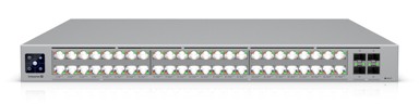 UBIQUITI UniFi Switch ECS-48-PoE, upravljivi L2/L3, 48-portni 10G Ethernet, PoE, 1U, siva