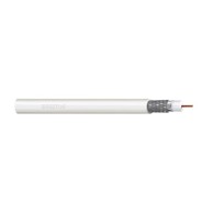 DIGITUS Koaksijalni kabel RG-6 75 Ohm 2x folija + 77% pletenica Eca PVC 100m, bijela