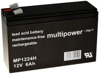 POWERY Olovna baterija MP1224H Hochstrom-Typ