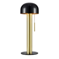 Stolna lampa Costa, G9, crna/staro zlato