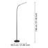 EGLO Crna LED stojeća svjetiljka (visina 130 cm) LAROA 