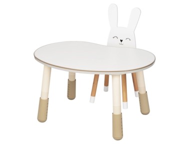 ELINELI Dječji rastući stol i stolica Rabbit