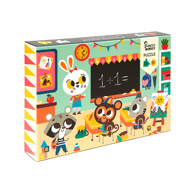 PETIT MONKEY Puzzle U školi, 24 kom
