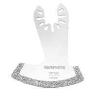 GRAPHITE dijamantni list za višenamjenski alat 60 mm, za keramiku, 57T500