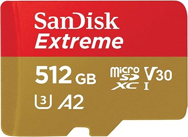 SANDISK Memorijska kartica Extreme MicroSD, 512GB, A2, V30, U3