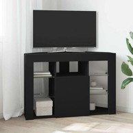 Kotni LED TV ormar crni 101×40×68 cm konstruirano drvo