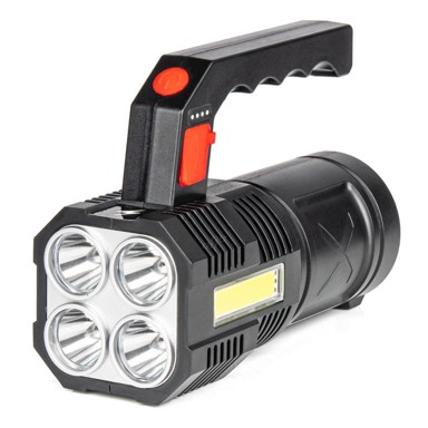SLOMART Akumulatorska LED svjetiljka AMIO, 4 LED + COB, 1200 mAh