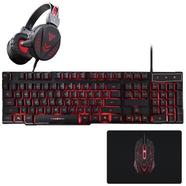 CONNECT XL Gaming set, slušalice, tipkovnica, miš, podloga za miš