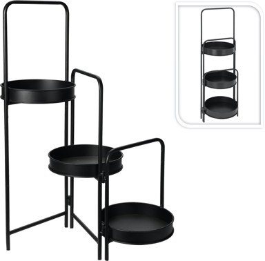 Stalak za tri biljke 67x20x64 cm