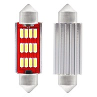 AMIO LED žarulje CANBUS Festoon C5W 41mm 12SMD 4014 bijele 12V/24V