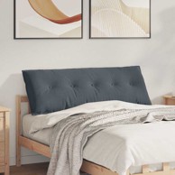 Jastuk za leđa, 140 x 50 cm, kordura tekstil, tamnosiva