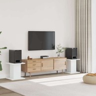 Stalci za zvučnike, 30x30x40 cm, konstruirano drvo, bijela, 2 komada