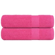 FROGN Ručnici za kupanje, 2 kom, 100 x 150 cm, 360 g/m², ružičasti