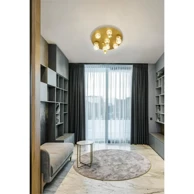 NOVA LUCE Plafonska  svjetiljka Brille LED 39 W, 3200 K, 2350 lm, dimm, IP20 NL9695600, zlatna