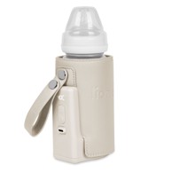 LIONELO Električni prijenosni grijač bočica Thermup Go Plus, s baterijom, Beige Calm