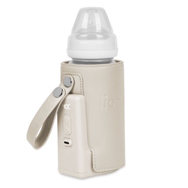 LIONELO Električni prijenosni grijač bočica Thermup Go Plus, s baterijom, Beige Calm