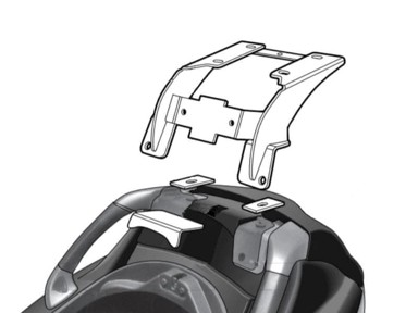 SHAD Okvir nosača gornjeg kofera za Piaggio MP3 125, MP3 125 ie, MP3 125 ie hybrid, MP3 250 RL ie, MP3 250 LT ie, MP3 250 RL ie m