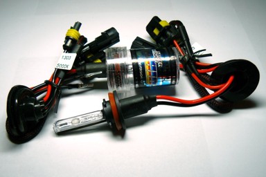 AMIO Premium HID xenon žarulje, H8, 5000K, bijela, DUO BOX (2 žarulje)