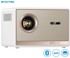 BYINTEK Projektor prijenosni LED Plato T5, Android, WiFi 6, Bluetooth, daljinski upravljač, bijeli
