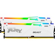KINGSTON Radna memorija Fury Beast White RGB Expo KF560C30BWEAK2-64, 64 GB (2x32 GB), DDR5, 6000 MHz