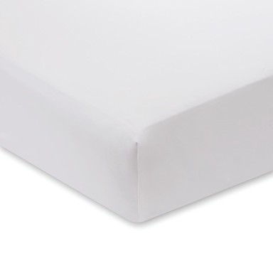 Plahta od pamučnog satena Luxury, 135 x190 cm, bijela