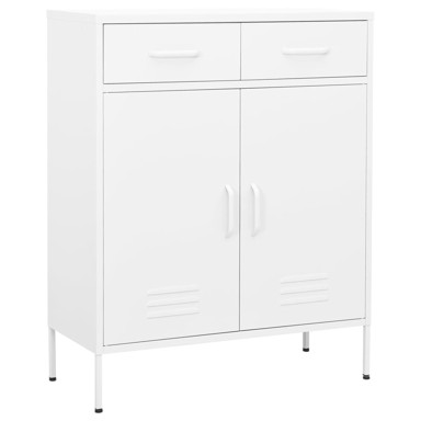 Ormarić za pohranu bijeli 80 x 35 x 101,5 cm čelični