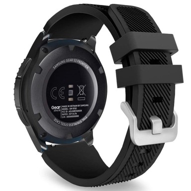 BStrap Silicone Sport remen za Huawei Watch GT3 46mm, black