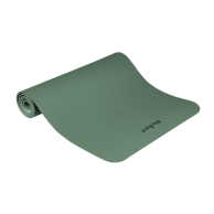 REBEL ACTIVE Prostirka za gimnastiku, za jogu, pilates i fitness, 183 x 61 cm, debljina 6 mm, TPE, zelena