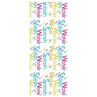 Rolo zavjesa za tuš, 90x240 cm, šarena