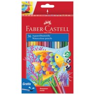FABER-CASTELL Boja 114437 drvena-vodena aquarell set