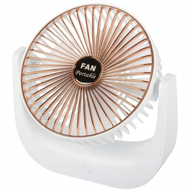 VERKGROUP Stolni ventilator na baterije, USB, bežični, bijeli