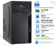 PCPLUS Stolno računalo e-office i5-12400 / 8GB, 512GB SSD, Intel UHD Graphics 730, Windows 11 Home
