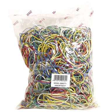 SIAM Vezica gumena, 30-120 mm, 1.6 mm, 1 kg, sortirano