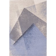 AGNELLA Svijetlo plavi vuneni tepih 200x300 cm Folds 