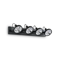Stropna lampa, Glim, ID200255, PL4, GU10, crna