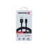 SWISSTEN Kabel USB/Lightning, platneni, 3A, 3m
