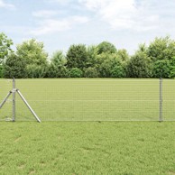Zavarena žičana ograda sa 7 stupova 0.8x10 m pocinčani čelik