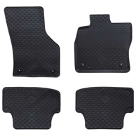 Auto tepisi, 4 kom, crni, Audi A3 2012-2020