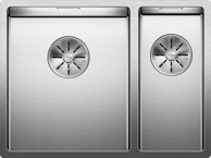 BLANCO Sudoper CLARON 340/180-IF InFino INOX 18/10, GLAVNI BAZEN LIJEVO, bez dalj.upr.