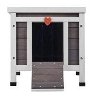 VEVOR Kućica za mačke 53,3 x 43,2 x 43,2 cm, siva