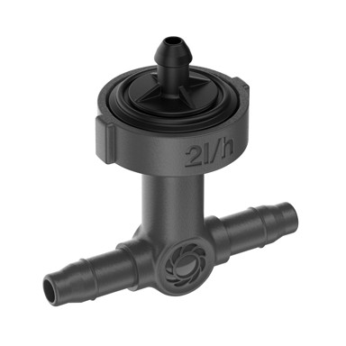 GARDENA Kapaljka u nizu s izjednačavanjem tlaka 2 L/sat, 10 kapaljki u nizu, navojni čep