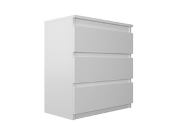 Dječja komoda Malmo 1, bijela, 77×70×40 cm