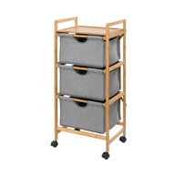 WENKO Kupaonska polica Bahari, 44x96 cm, od bambusa