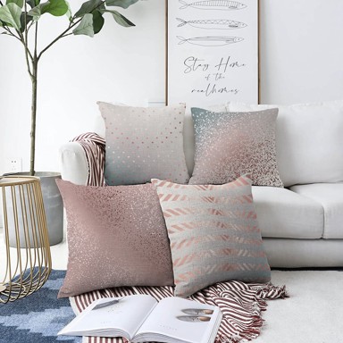 MINIMALIST CUSHION COVERS Set od 4 jastučnice , 55 x 55 cm Glitters