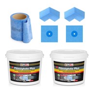 ISOLBAU Set za hidroizolaciju 809B, tekuća folija PLUS 8 kg, brtvena traka 5 m, kutovi 2 kom., manžete 2 kom.