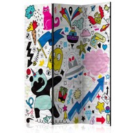 Sobna pregrada u 3 dijela Energetic Panda 135x172