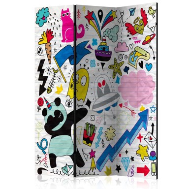 Sobna pregrada u 3 dijela Energetic Panda 135x172