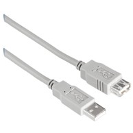 HAMA Kabel, USB produžni, A utikač-A utičnica, 3 m